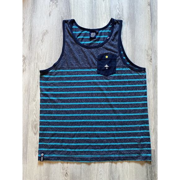 Men's LRG Lifted Research Group Tank Top with Elastic Trim Pocket - Picture 1 of 6